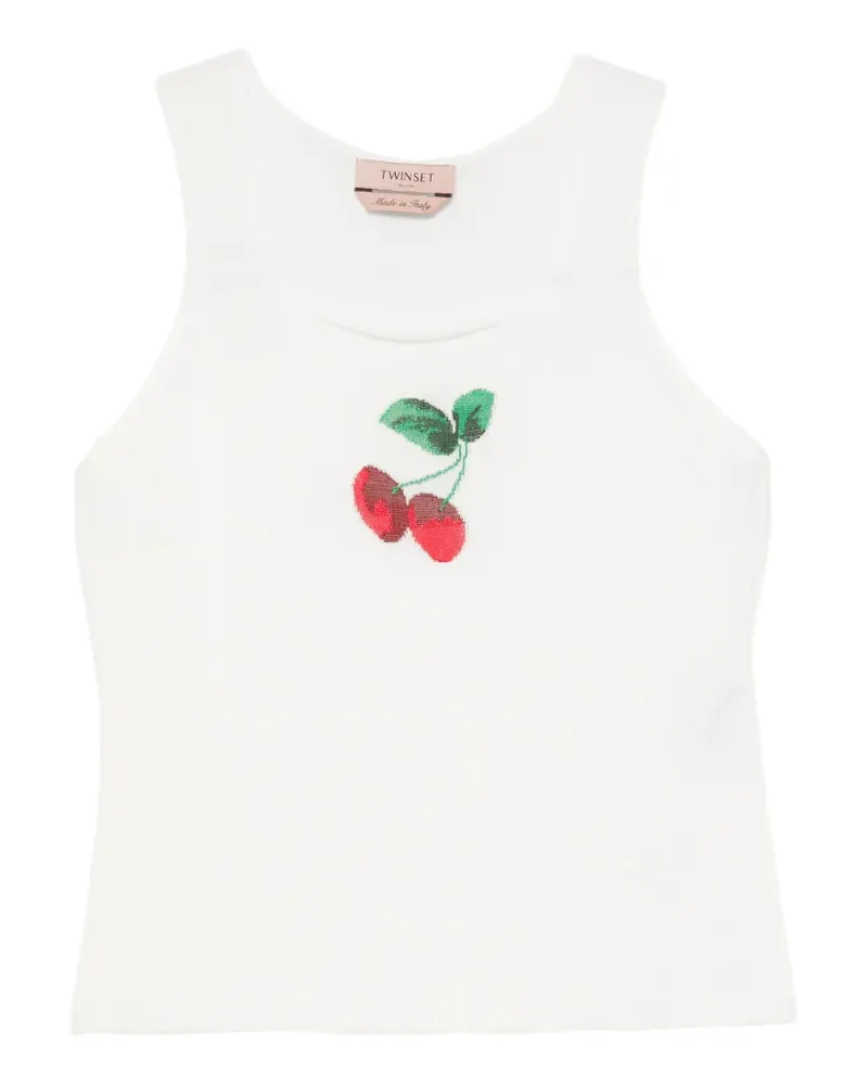 Twin-Set sleeveless top - Weiß Weiß