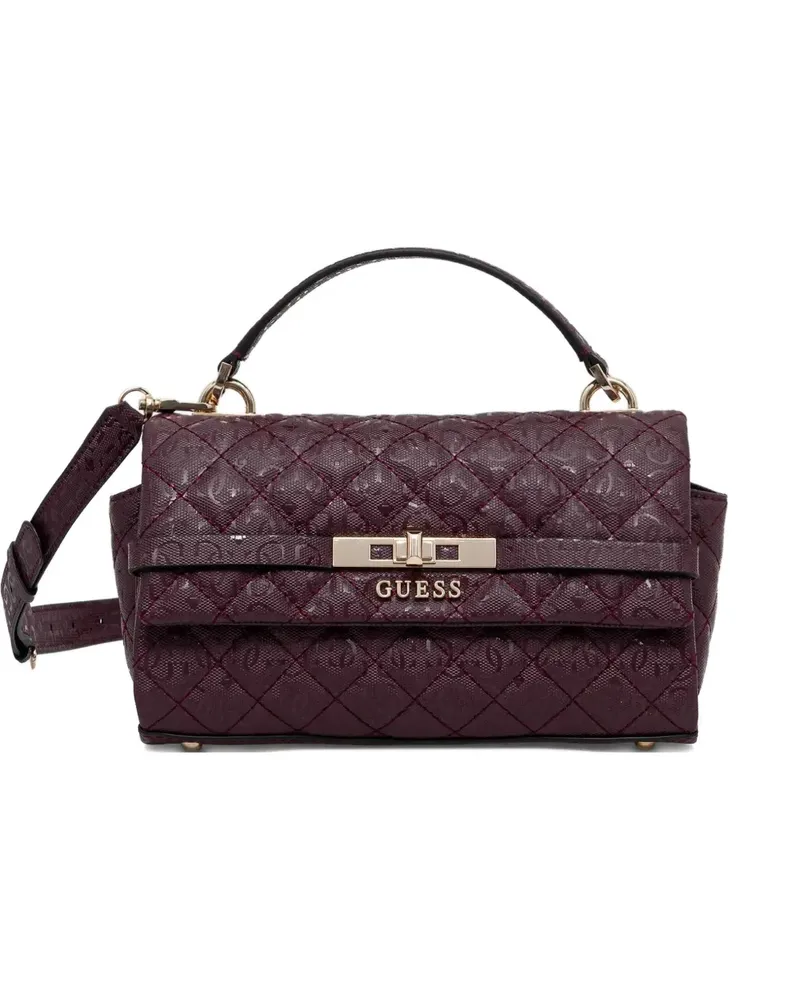 Guess Idra quilted tote bag - Violett Violett