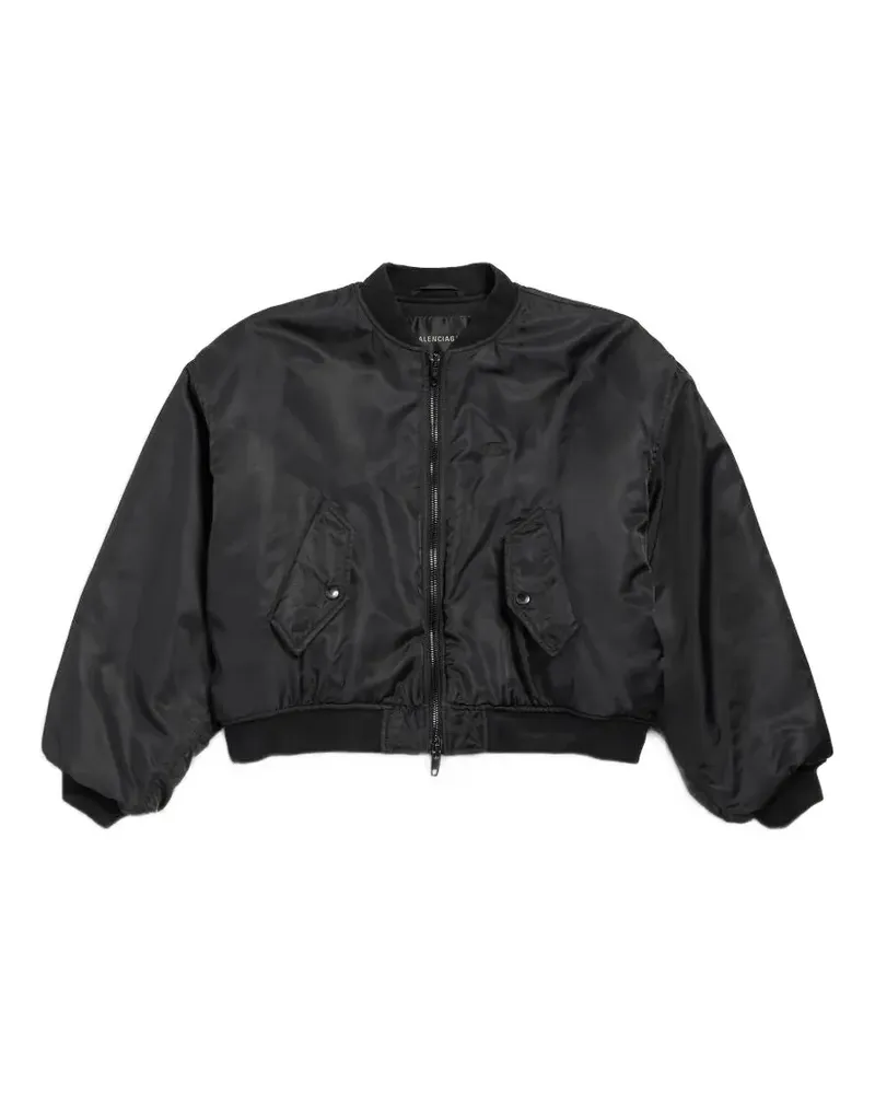Balenciaga Bomberjacke in Schwarz Schwarz