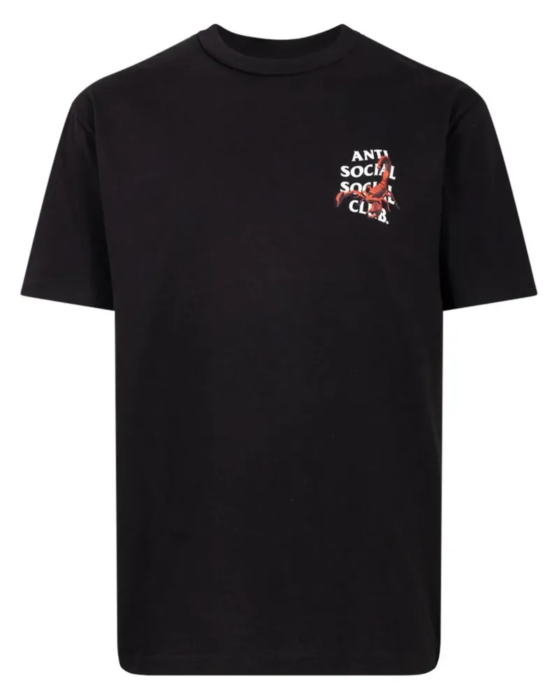 Anti Social Social Club Moodsting T-Shirt - Schwarz Schwarz