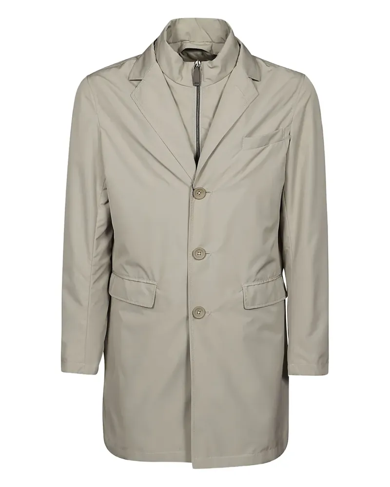 Herno Mantel mit Stehkragen - Nude Nude