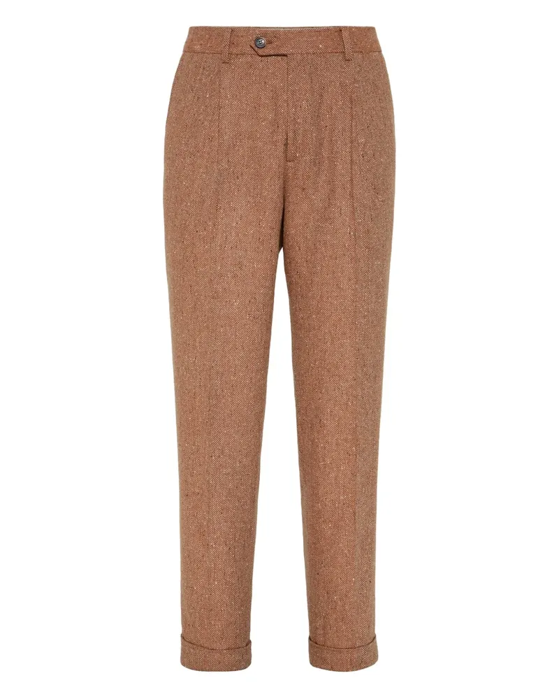 Brunello Cucinelli Hose mit Knöpfen - Braun Braun