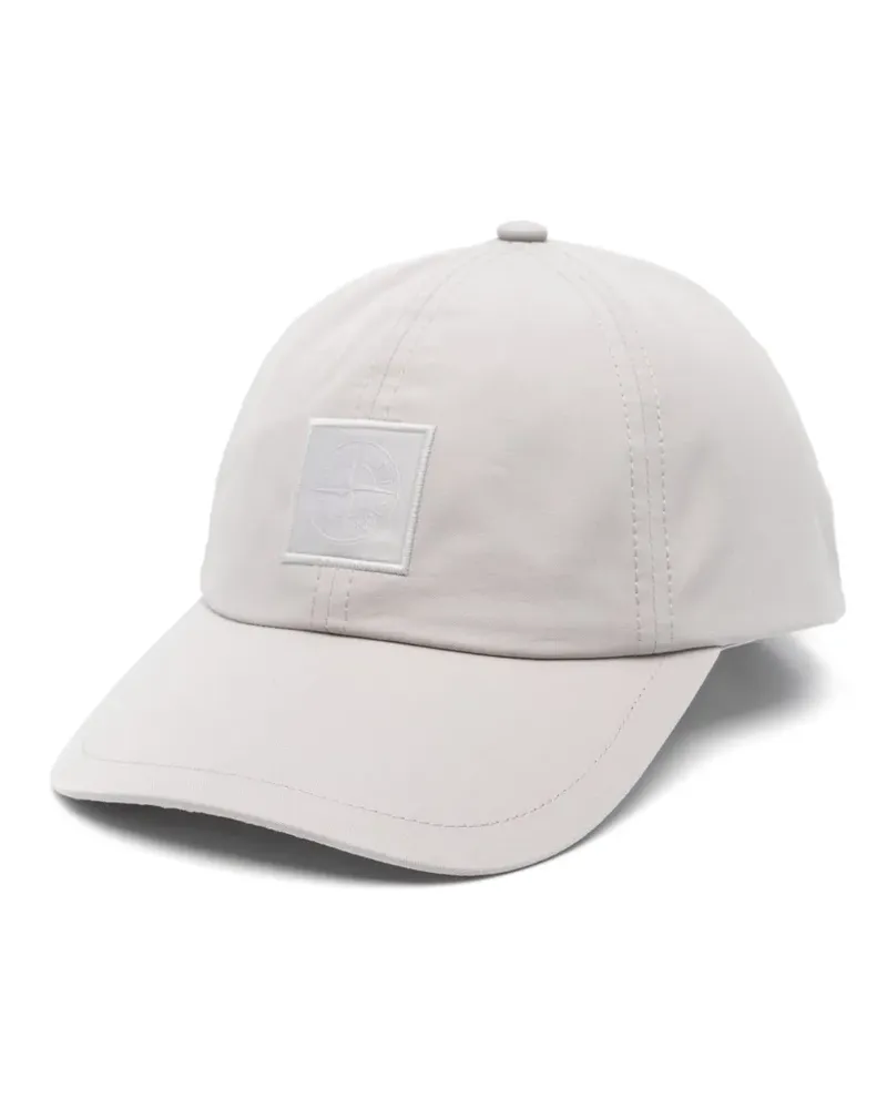 Stone Island Baseballkappe mit Kompass-Patch - Grau Grau