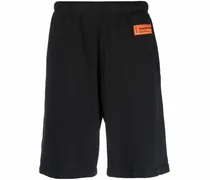 Joggingshorts mit Logo-Patch - Schwarz