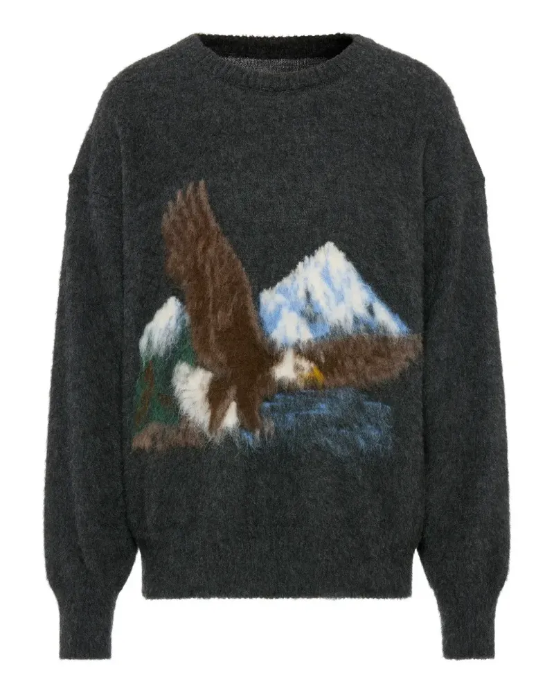 Maison Margiela Pullover mit Intarsienmuster - Grau Grau