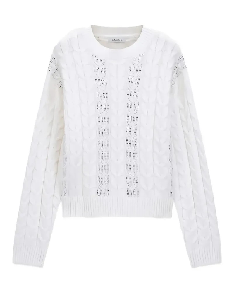 Guess Pullover mit Strassverzierung - Weiß Weiß
