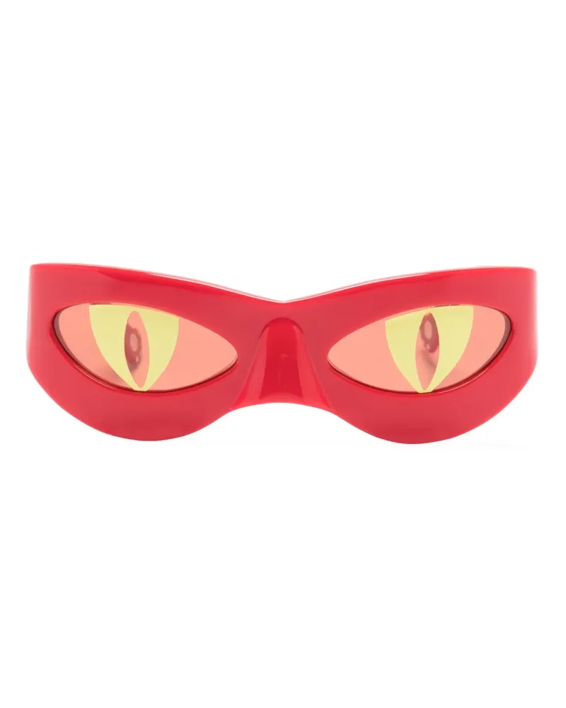 Charles Jeffrey Loverboy Neko Cat-Eye-Sonnenbrille - Rot Rot