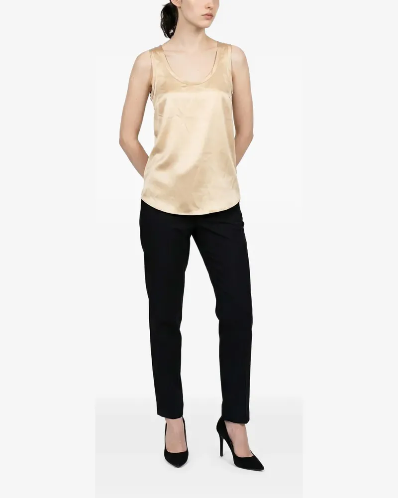 Brunello Cucinelli Oberteil mit Satin-Finish - Nude Nude