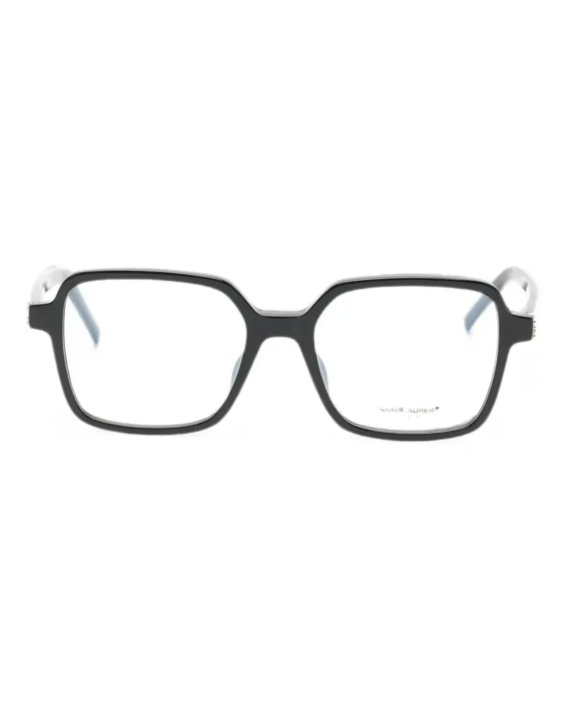 Saint Laurent Brille mit eckigem Gestell - Schwarz Schwarz