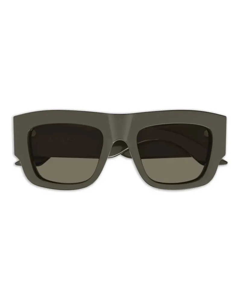 Alexander McQueen square-frame sunglasses - Grün Grün