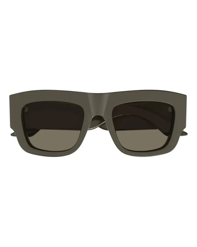 Alexander McQueen square-frame sunglasses - Grün Grün
