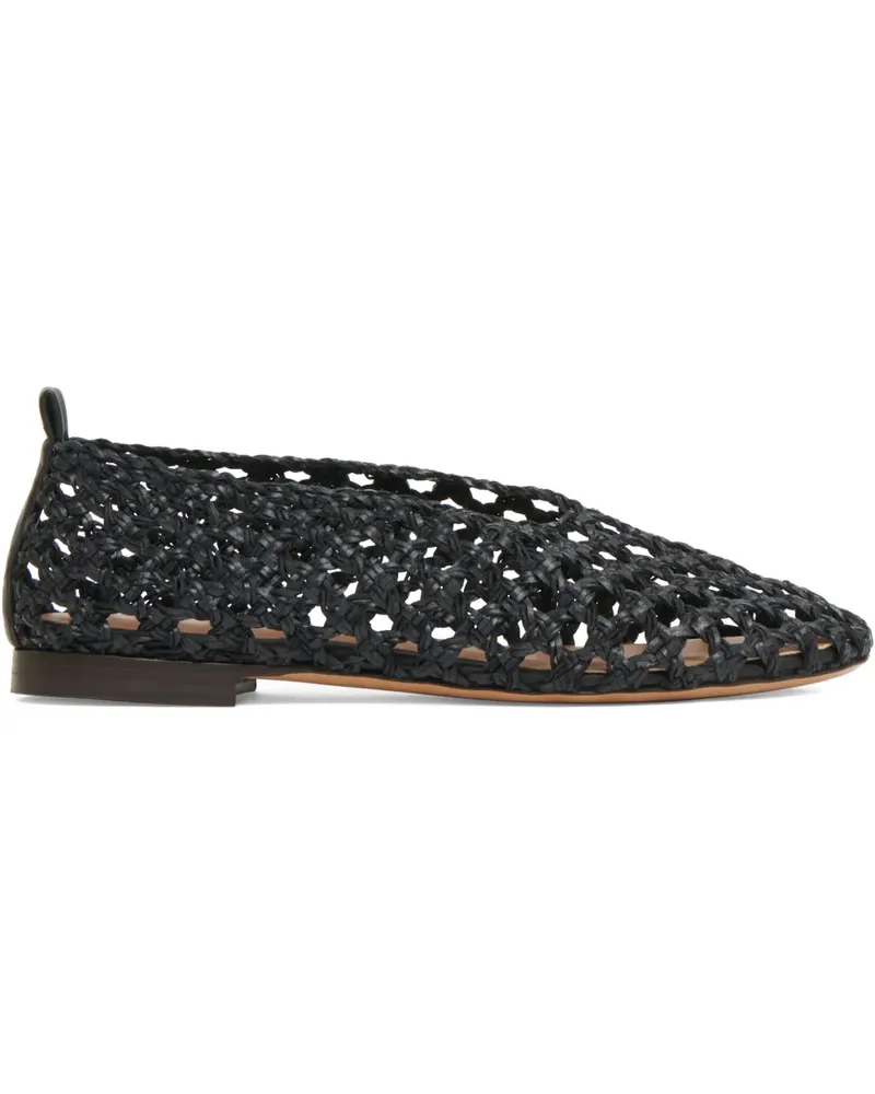 Mansur Gavriel Gewebte Ballerinas - Schwarz Schwarz