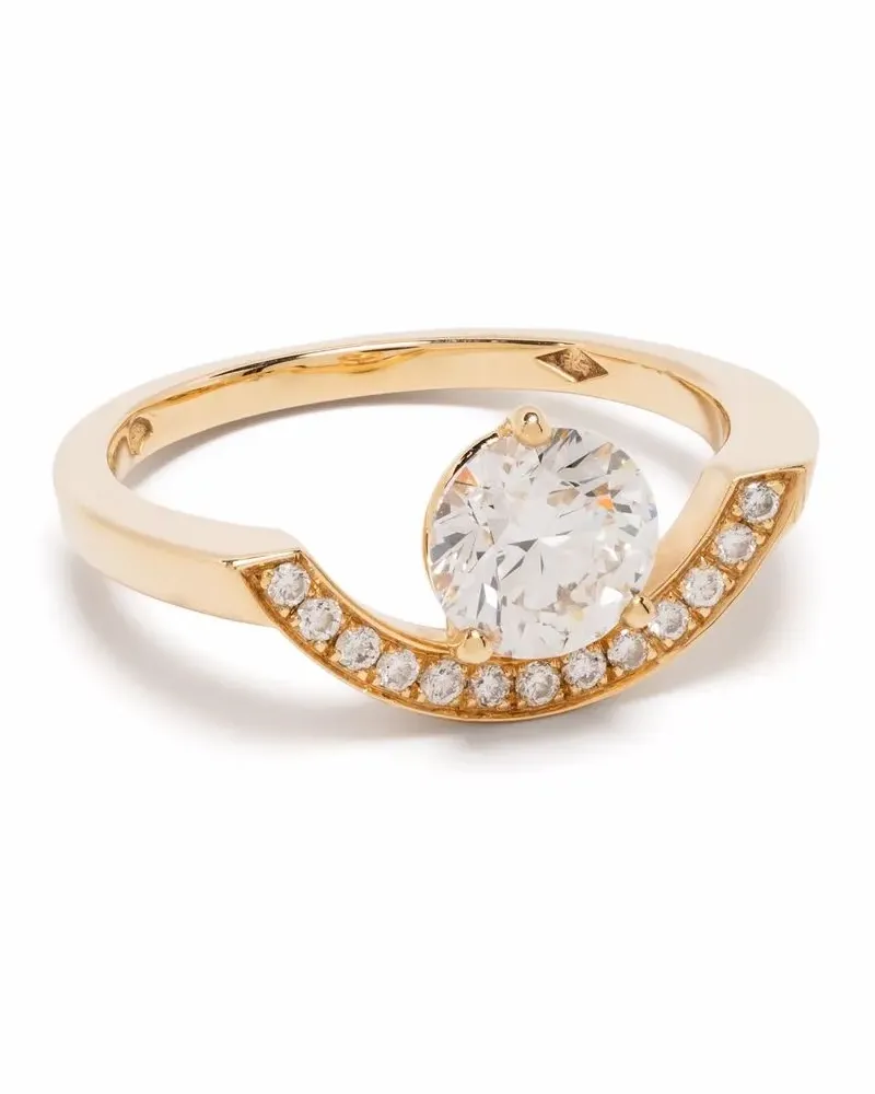Loyal.e Paris Intrépide Grand Arc Ring aus 18kt recyceltem Gelbgold mit Diamant Gold