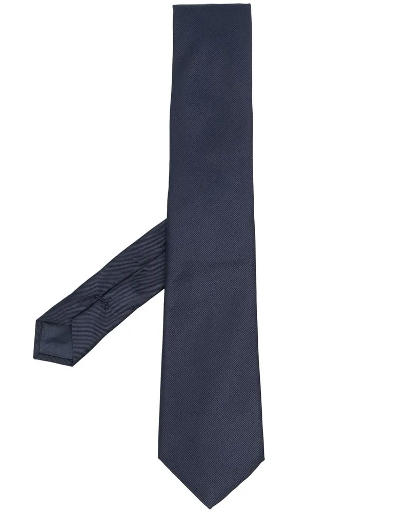 Giorgio Armani Krawatte aus Seide - Blau Blau