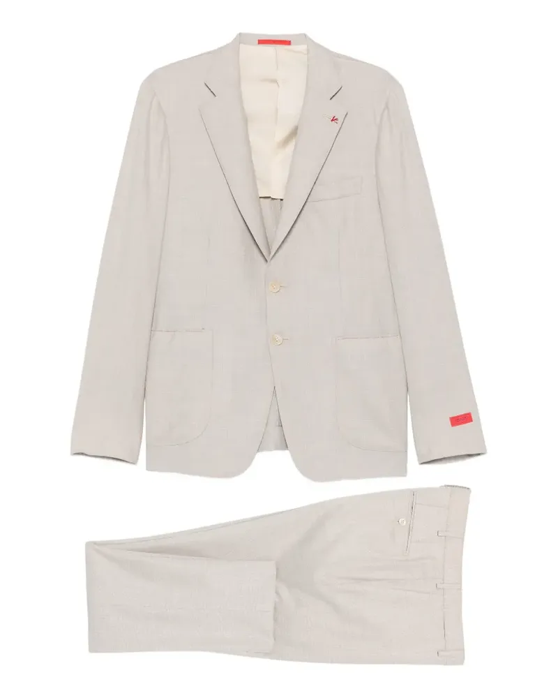 Isaia button single-breasted suit - Nude Nude