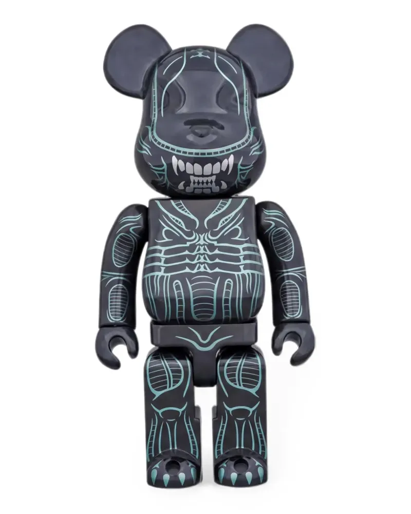 Medicom Toy Alien Warrior 1000% Figur - Schwarz Schwarz