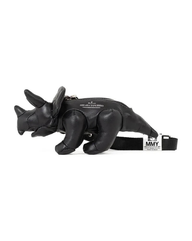 MIHARAYASUHIRO Mini Triceratops Schultertasche - Schwarz Schwarz