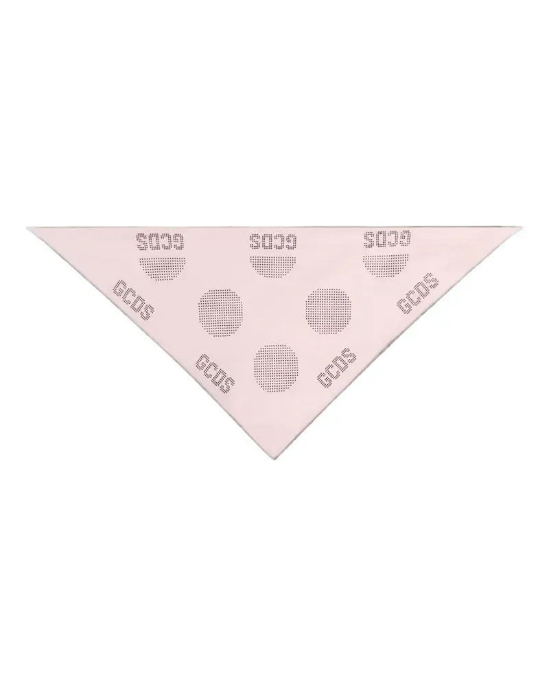 GCDS Bandana mit Kristall-Logo - Rosa Rosa
