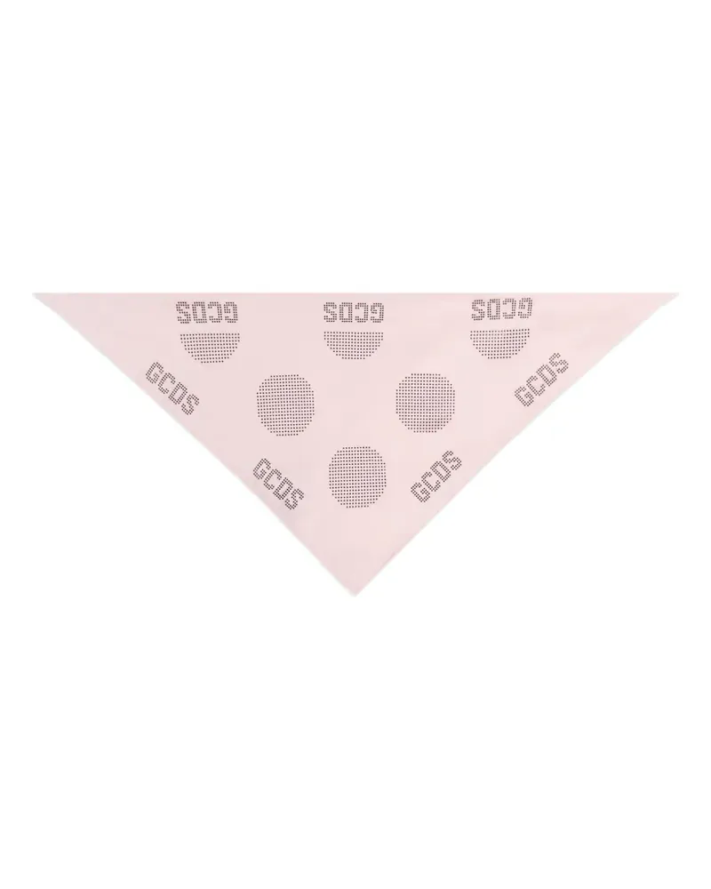 GCDS Bandana mit Kristall-Logo - Rosa Rosa