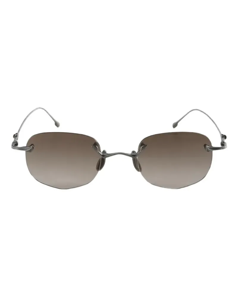 RIGARDS rimless geometric sunglasses - Grau Grau