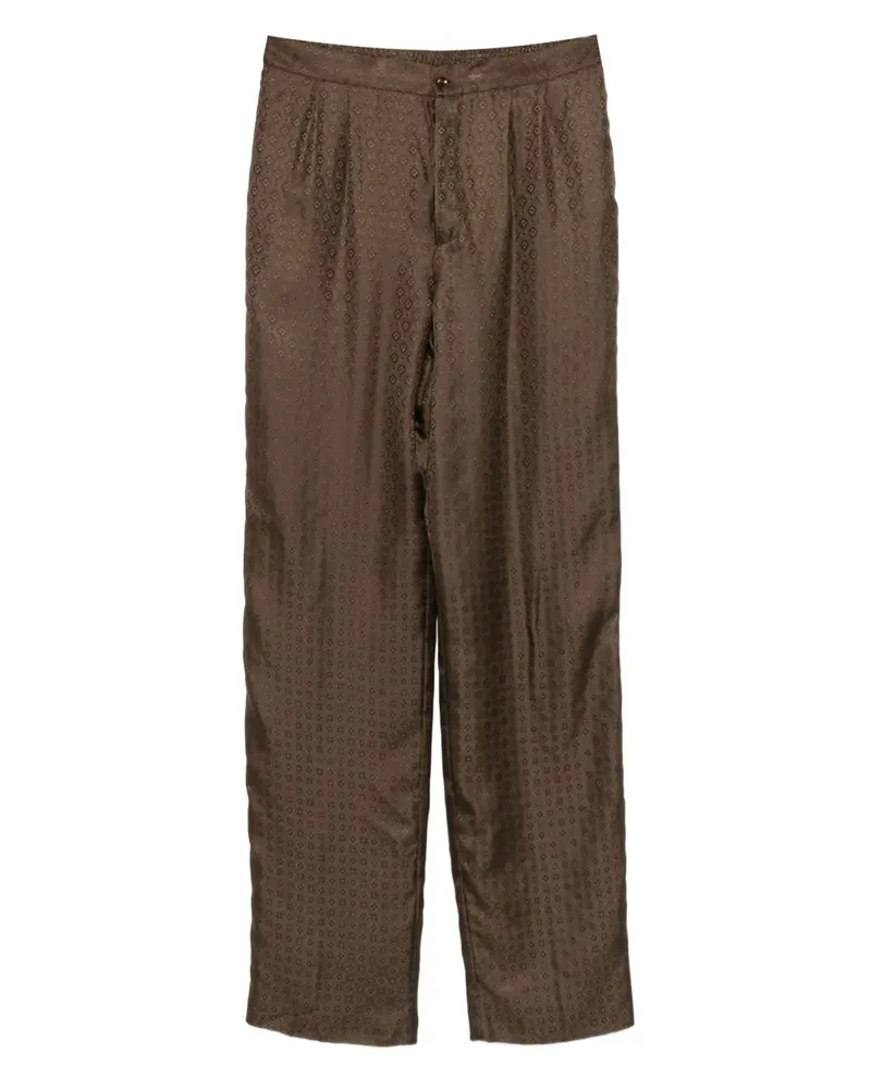 Saint Laurent Hose mit Knöpfen - Braun Braun