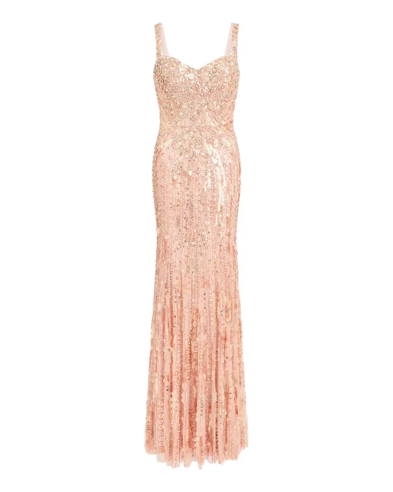 Jenny Packham Da Vinci Kleid mit Pailletten - Gold Gold
