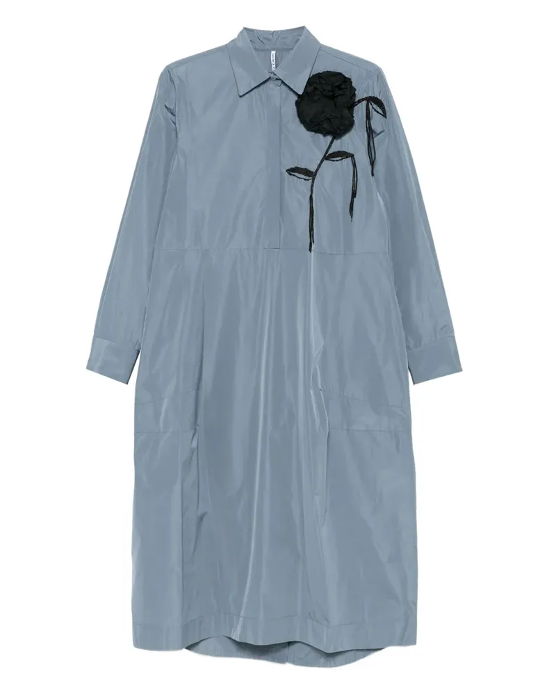 Liviana Conti Verziertes Hemdkleid - Blau Blau