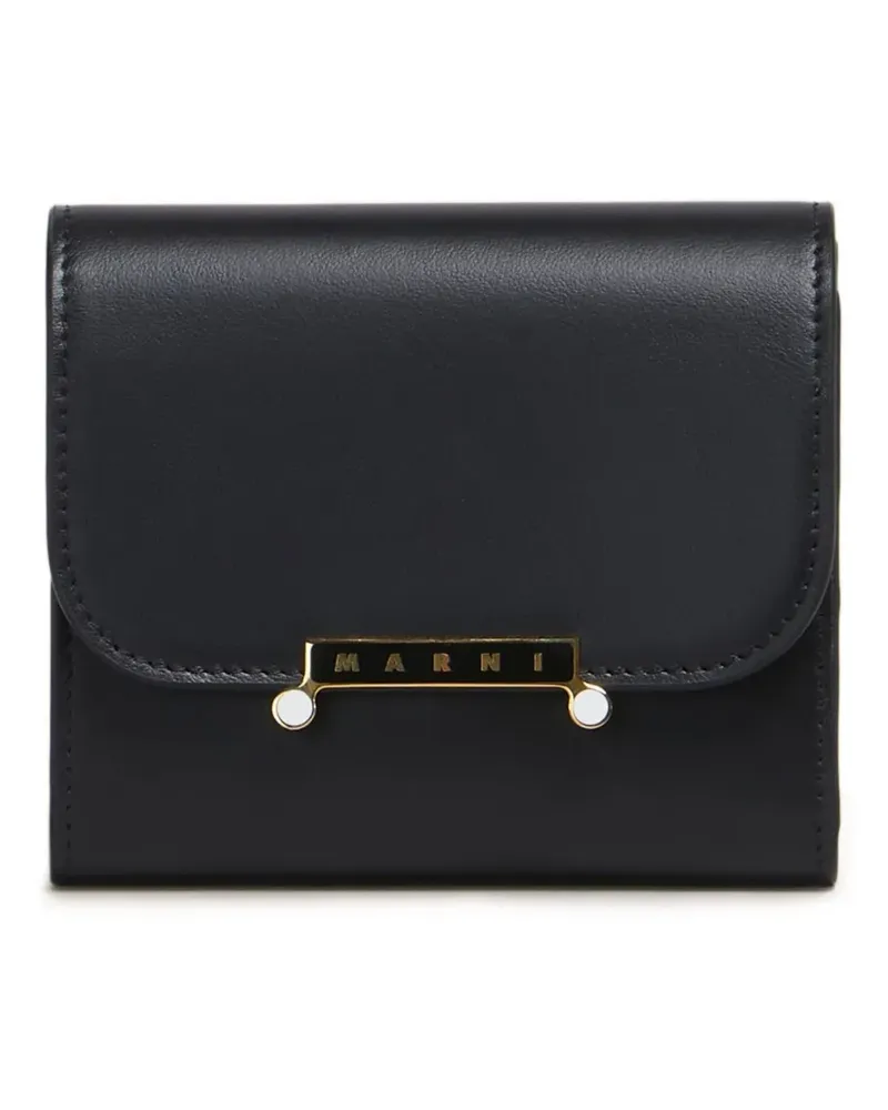 Marni Portemonnaie mit Klappe - Schwarz Schwarz