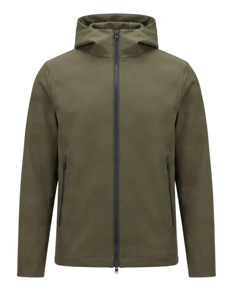 Woolrich hooded zip-up jacket - Grün Grün