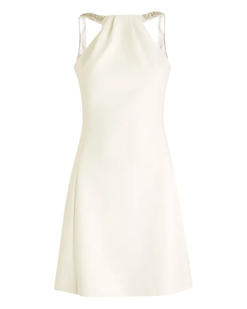 Huishan Zhang Eileen halterneck mini dress - Nude Nude