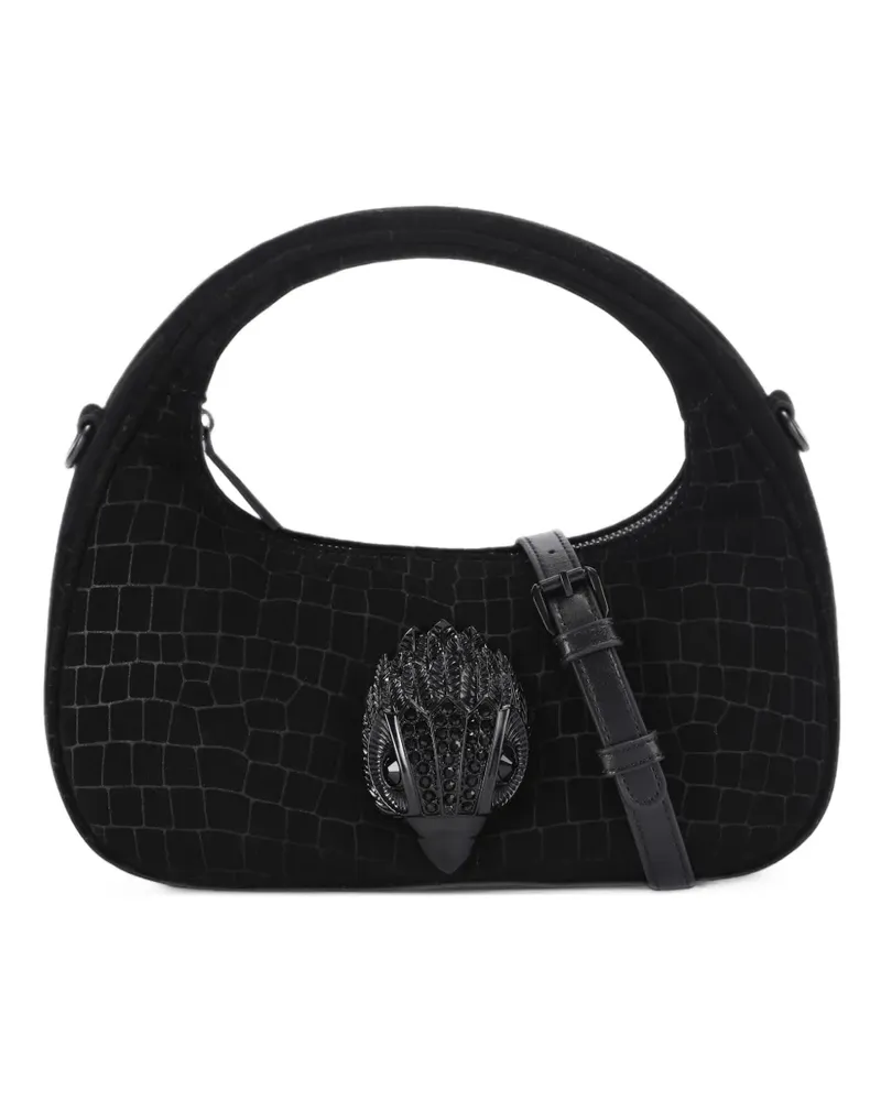 Kurt Geiger Kleine Oxford Drench Crescent Tasche - Schwarz Schwarz