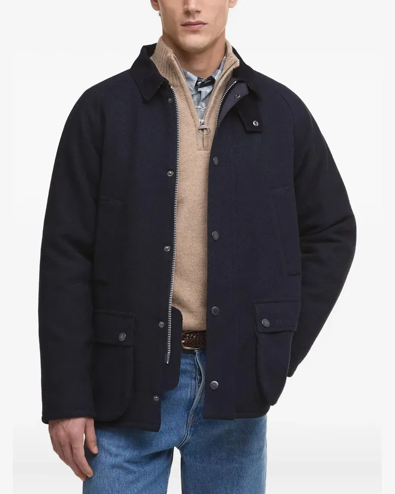 Barbour buttoned collared jacket - Blau Blau