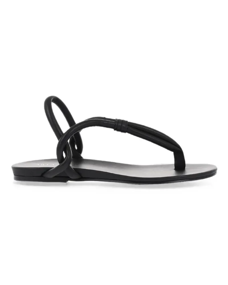 Roberto del Carlo Piuma thong sandals - Schwarz Schwarz