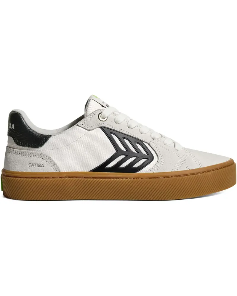 CARIUMA Catiba 2.0 Sneakers aus Wildleder mit Logo - Weiß Weiß