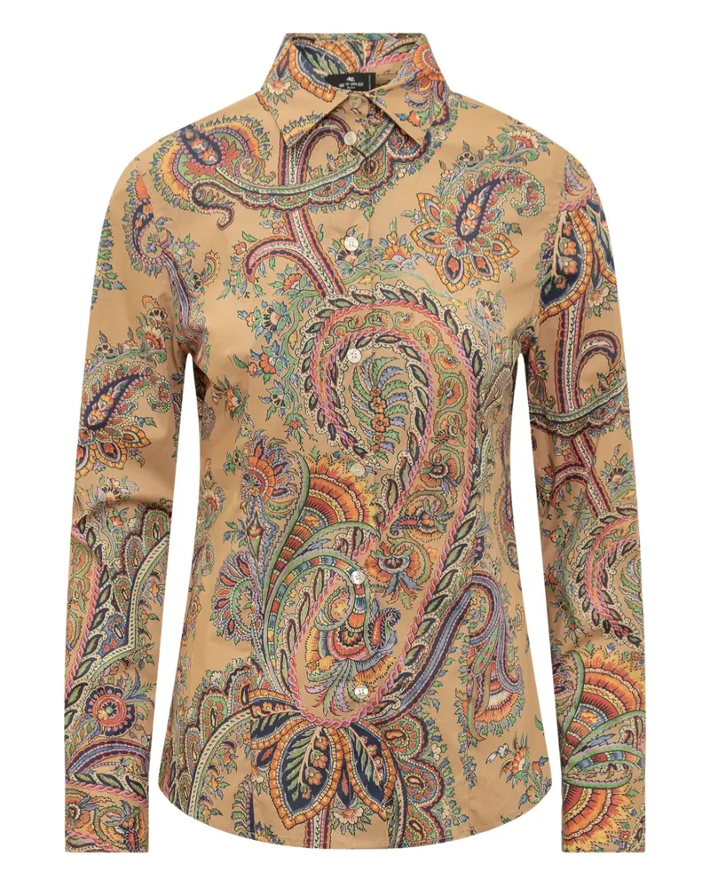 Etro Camicia Hemd mit Paisleymuster - Nude Nude