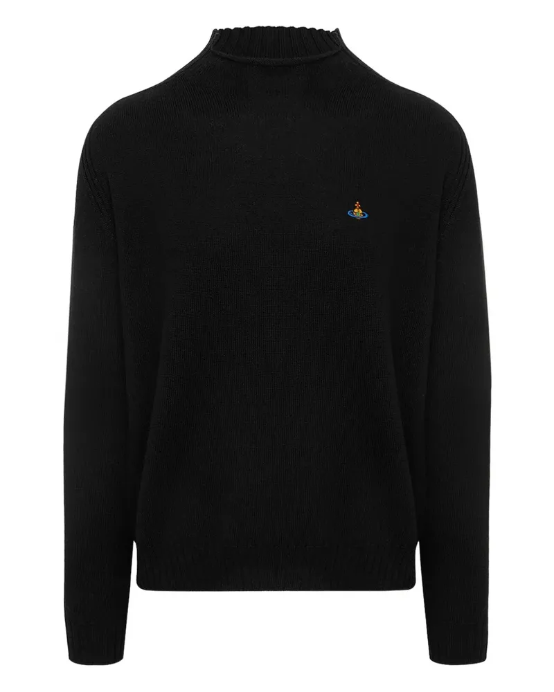 Vivienne Westwood Pullover mit Orb-Stickerei - Schwarz Schwarz