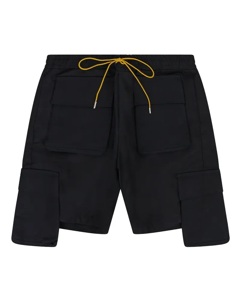RHUDE Cargo-Shorts mit Kordelzug - Schwarz Schwarz