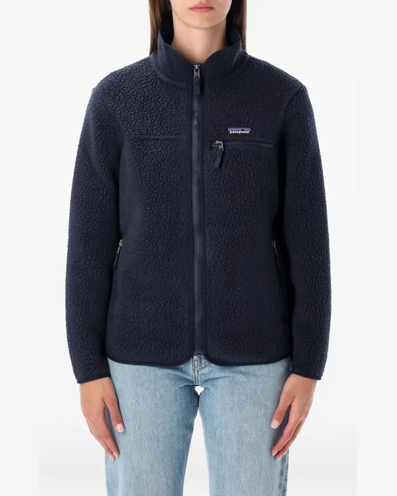 Patagonia Jacke mit Stehkragen - Blau Blau