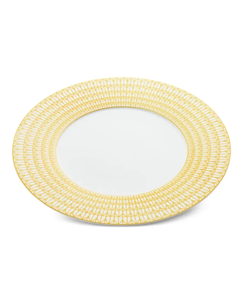 Christofle malmaison riviera pattern underplate - Gelb Gelb