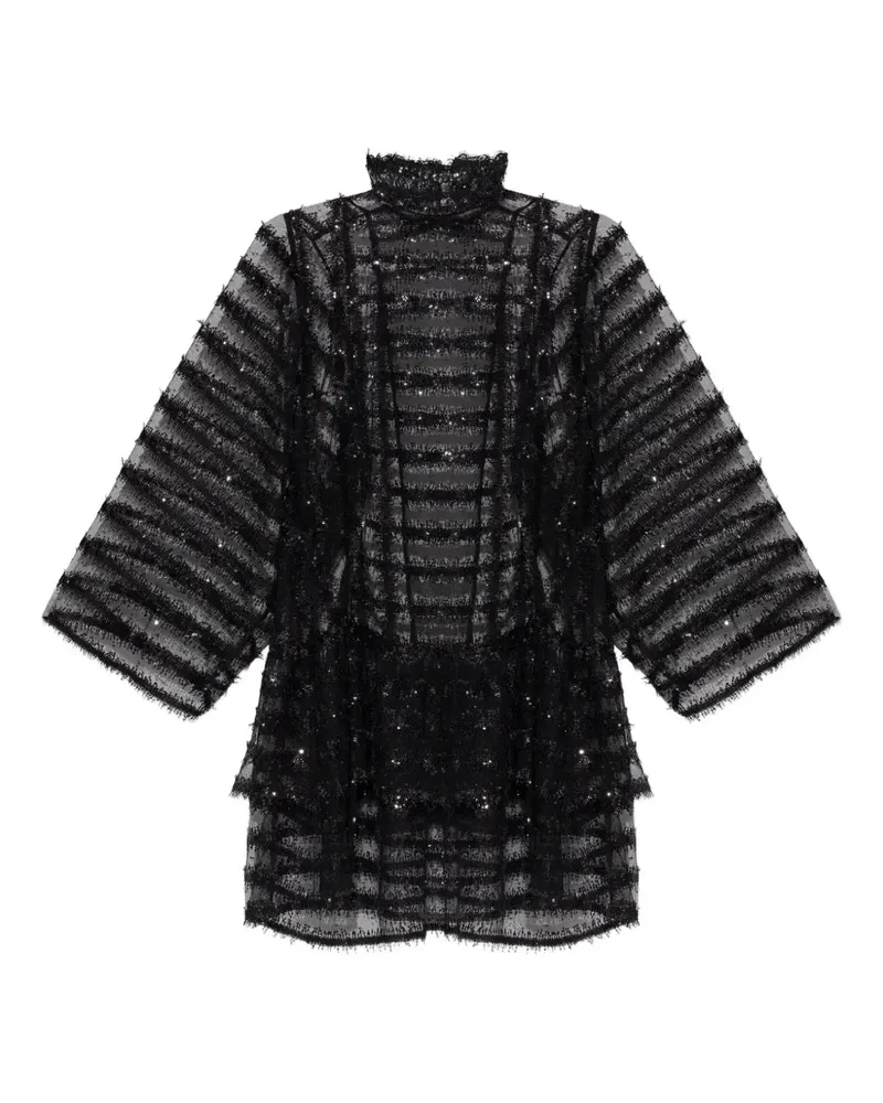 MUNTHE Risso sequin mini dress - Schwarz Schwarz