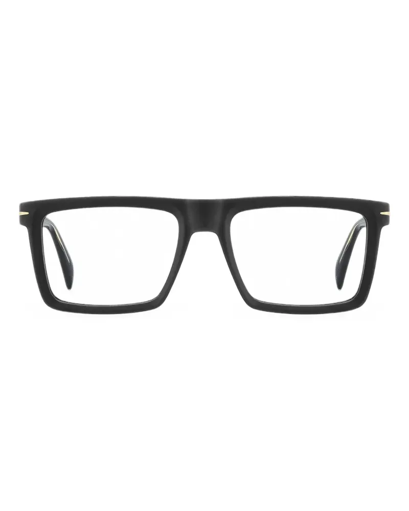 EYEWEAR by DAVID BECKHAM Brille mit eckigem Gestell - Schwarz Schwarz