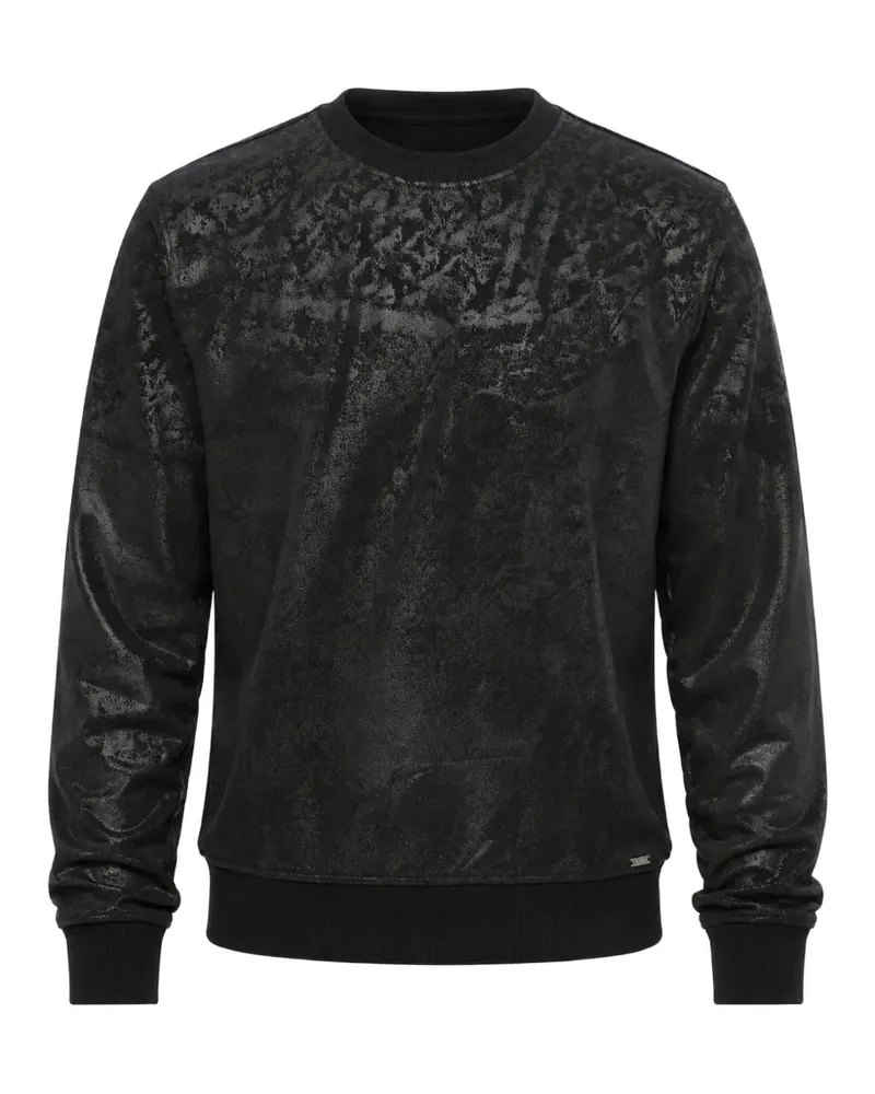 Diesel S-Ginn-Myl Pullover mit Glitter-Effekt - Schwarz Schwarz