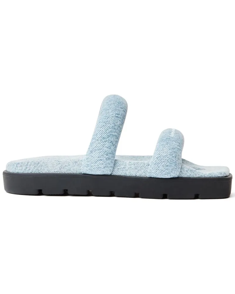 Alexander Wang Jay Flatform-Sandalen Blau