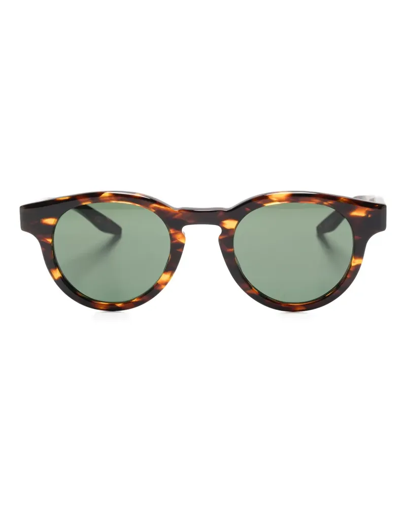 Barton Perreira Runde Oxford Sonnenbrille in Schildpattoptik - Braun Braun