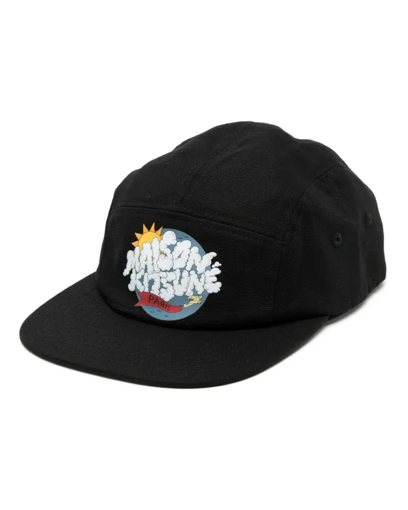 Kitsuné Cloudbuster Baseballkappe - Schwarz Schwarz