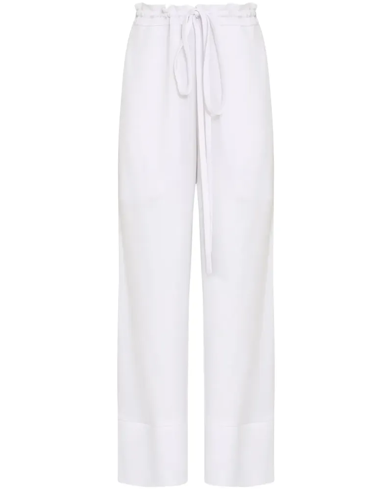 Gloria Coelho Isabella Fiorentino Hose - Weiß Weiß