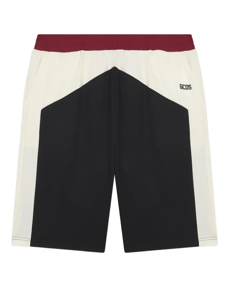 GCDS color-block track shorts - Schwarz Schwarz