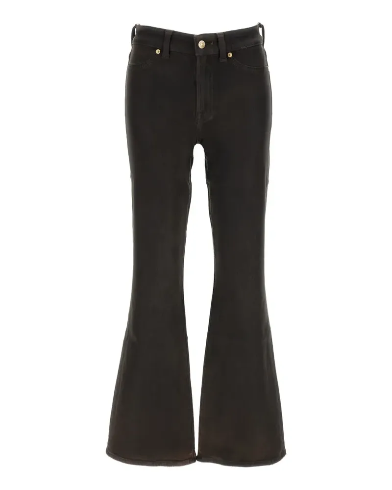 7 for all mankind Ausgestellte Jeans mit Knopfverschluss - Braun Braun