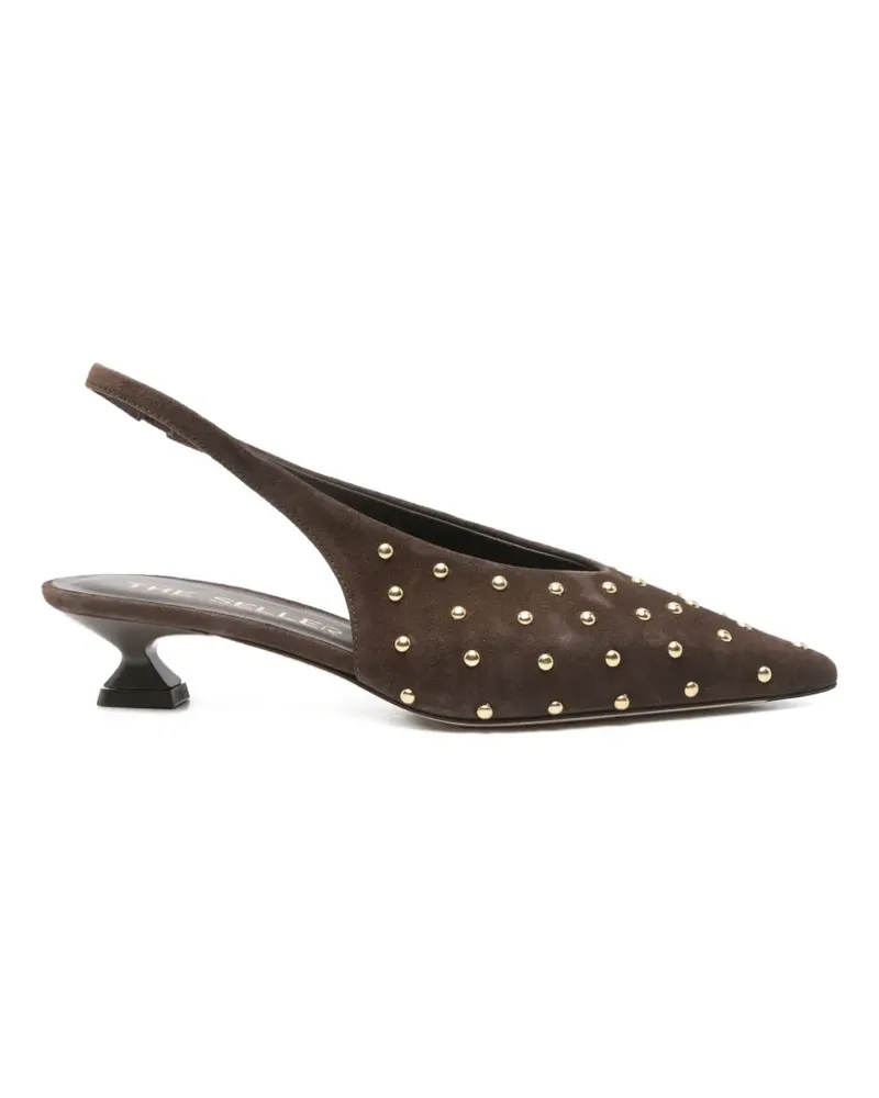 The Seller Naiarah studded slingback pumps - Braun Braun