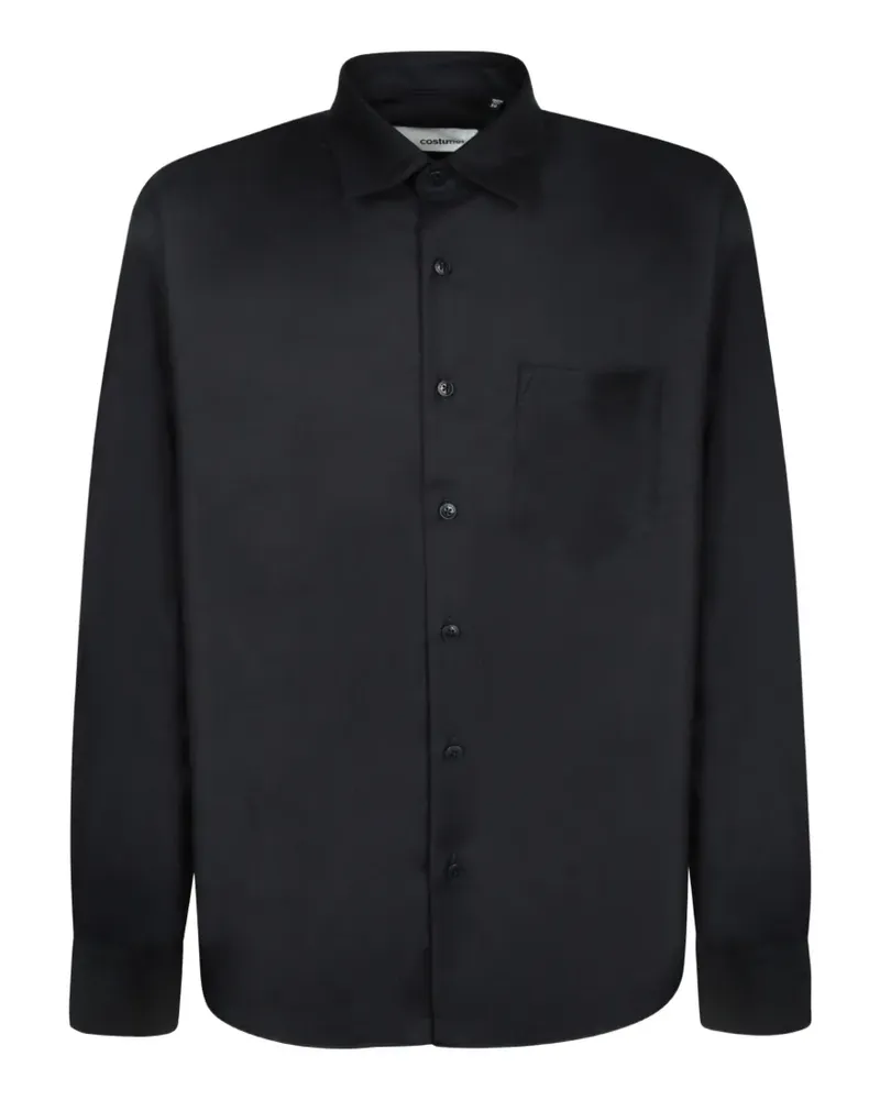 Costumein long-sleeve chest-pocket shirt - Blau Blau